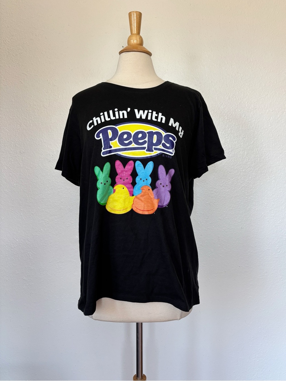 Black Peeps Short Sleeve Graphic Tee